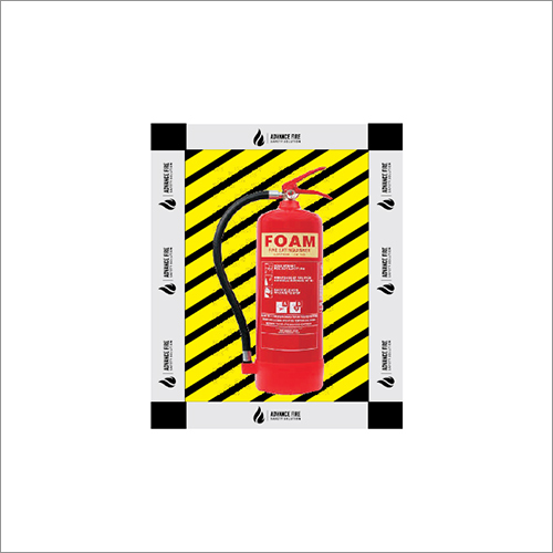 9 Ltr Foam Fire Extinguisher Wall Stickers