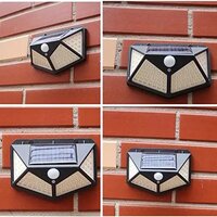 Motion Sensor Wall Light Waterproof Solar Powered Sunlight