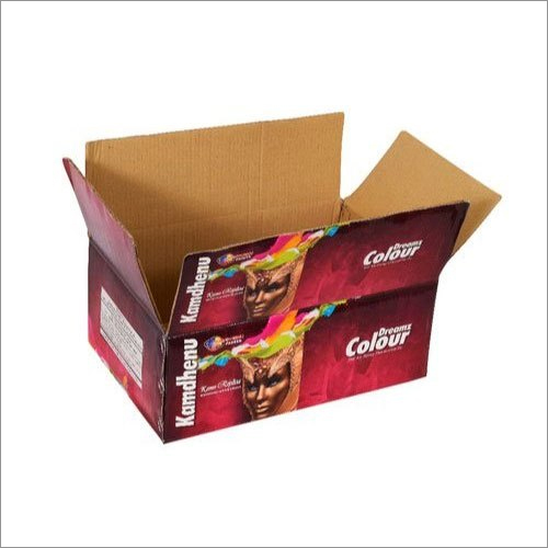 3 Ply Printed Corrugated Box - Laminated Material, Custom Size | Glossy Laminated Finish for Enhanced Visual Appeal