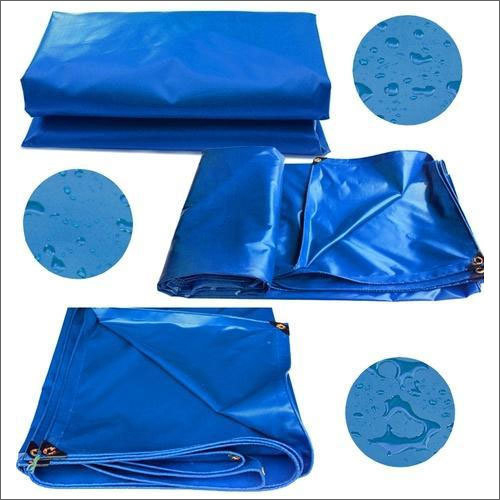 Eco Friendly HDPE Tarpaulin Sheet - Heavyweight Single Layer Waterproof Blue | Durable Non-Breathable for Industrial and Commercial Usage