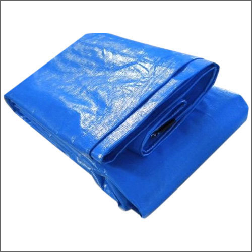 HDPE Laminated Tarpaulin Sheet - Single Layer, Blue | Ideal for Industrial and Commercial Use