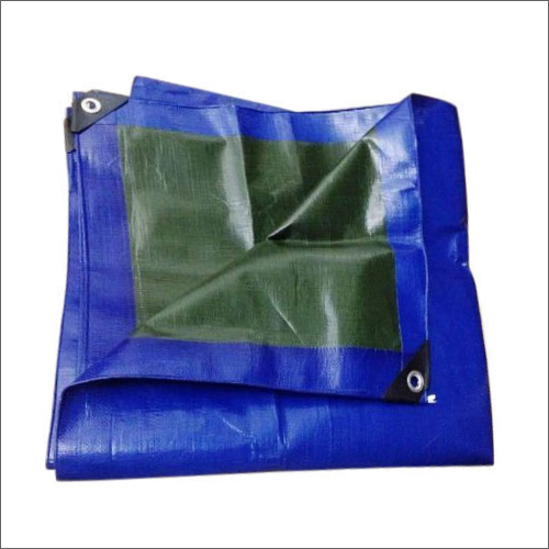 Plain HDPE Tarpaulin Sheet - Blue HDPE Material | Durable Protection for Tents, Pools, Sandboxes, Boats, Heat Sealed Corners and Edges