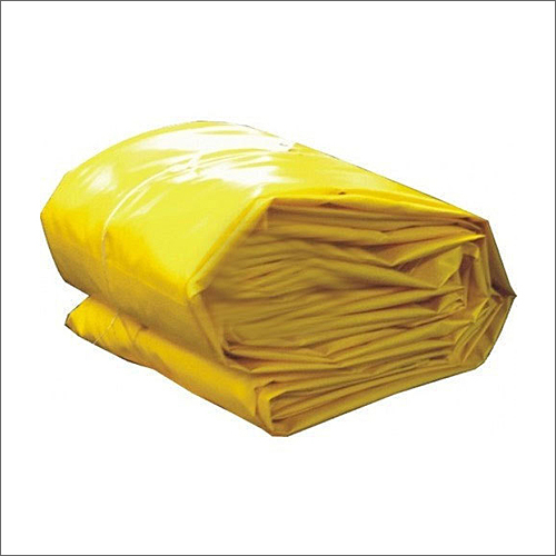 Yellow Waterproof HDPE Tarpaulin Sheet - HDPE Material, Plain Style, Suitable for Tents and Outdoor Use | Bright Yellow Color, Durable and Versatile