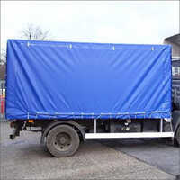 Plastic Tarpaulin Truck Cover - Hdpe Multi-layer Waterproof Protection , Available In Various Sizes, Durable Blue Design