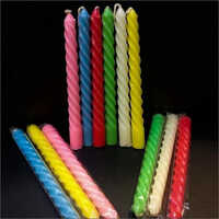 Multicolor Colored Wax Candles
