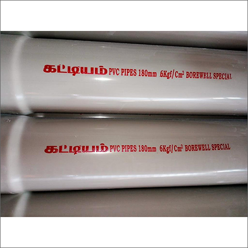 180Mm Borewell Special Pvc Pipes Application Construction at Best