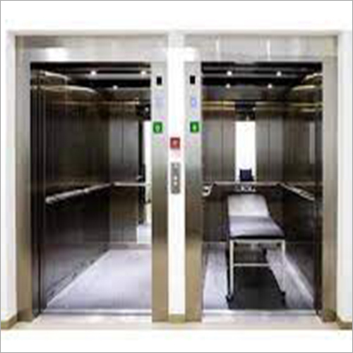 Hospital Lift - Stainless Steel, Large Capacity for Patients and Passengers | AC Drive, Electric Power Supply, Safety Sensor Equipped