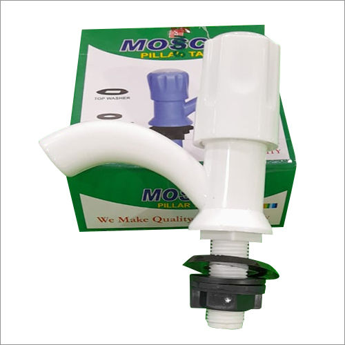 Pvc White Pp Solid Pillar Cock