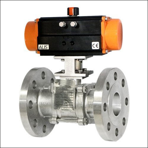 Pneumatic Actuator Operated Ball Valve Application: Industrial