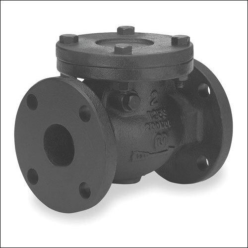 Dark Gray Cast Iron Swing Valve