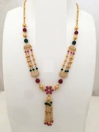 MULTI RUBY DIAMOND CHAIN