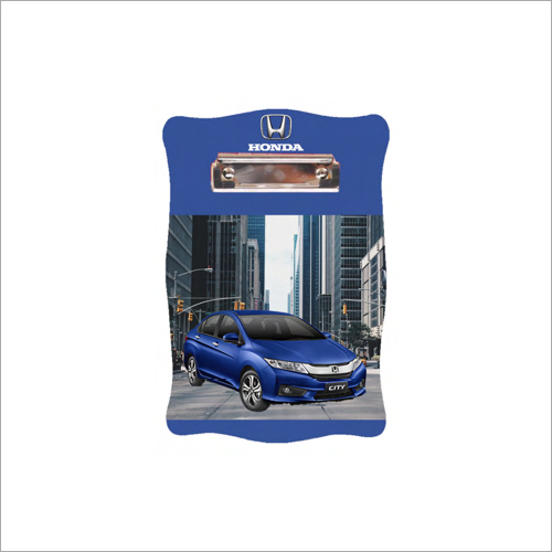 Printed Clip Board - Plastic Material Moisture Proof Blue Color - Ideal Writing Pad & Exam Board for Kids and Students