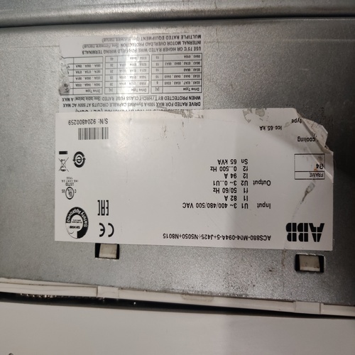 ABB ACS880-M04-094A-5 VARIABLE SPEED DRIVE