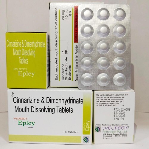 Cinnarizine And Dimenhydrinate Tablets - Drug Type: General Medicines