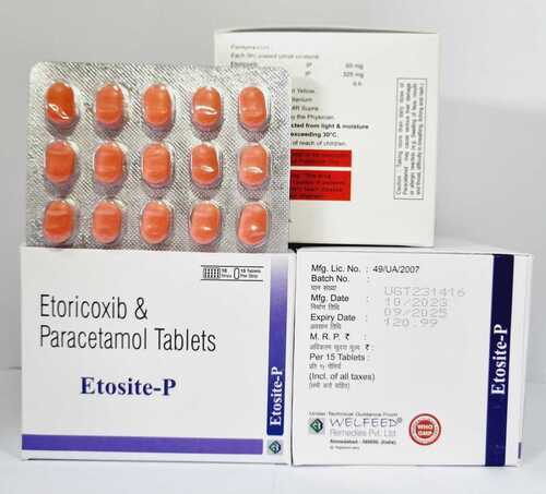 Etoricoxib And Paracetamol Tablets