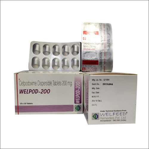 200mg Cefpodoxime Dispersible Tablets