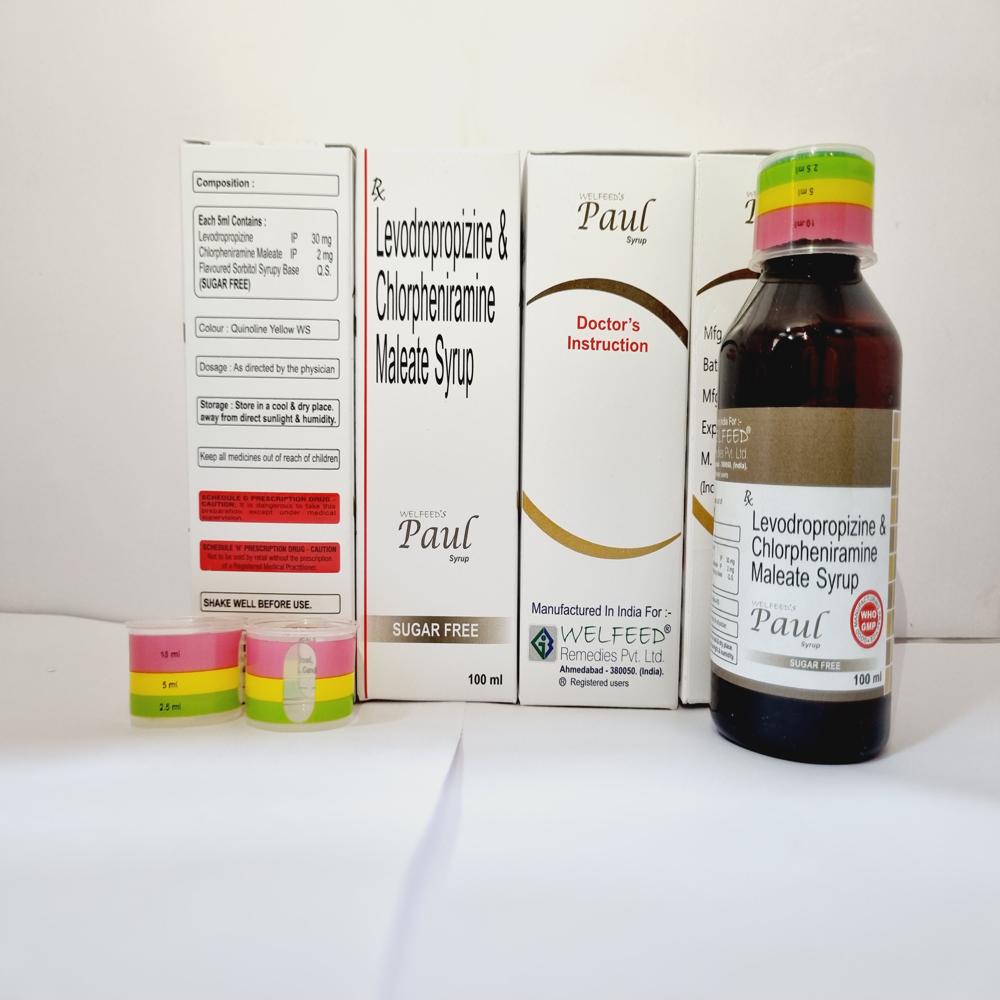 Levodropropizine And Chlorpheiramine Maleate Syrup