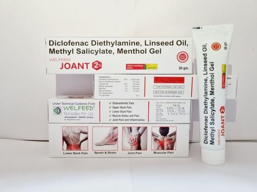 30g Diclofenac Diethylamine Linseed Oil Menthol Methyl Salicylate Gel