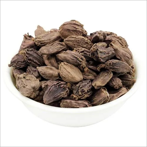 Organic Black Cardamom - Raw Spice Dry Storage | Ideal for Curries Stews Fish Popular in Indian Chinese Vietnamese Cuisine