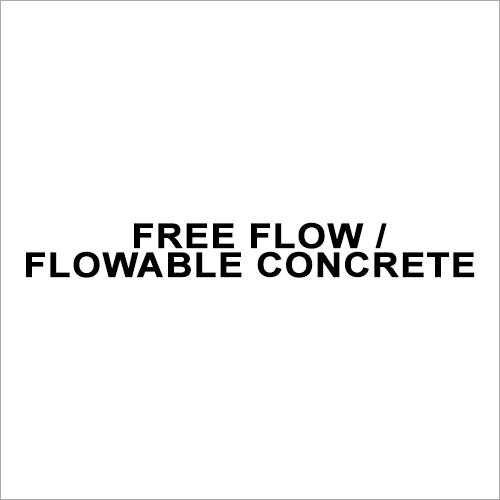 Free Flow Flowable Concrete Grade: Industrial Grade