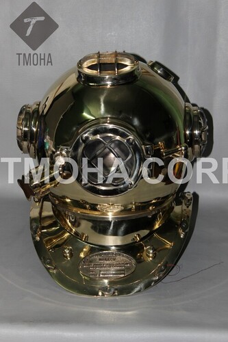 Antique US Navy Deep Sea Marine SCA Scuba Reproduction Diving Helmet Divers Helmet Mark V DH0152