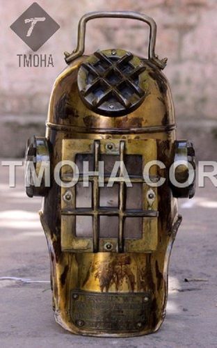 Decorative Antique Us Navy Deep Sea Marine Sca Scuba Reproduction Diving Helmet Divers Helmet Mark V Dh0157