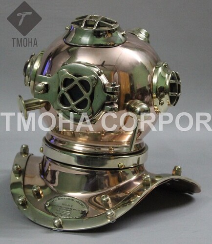 Antique US Navy Deep Sea Marine SCA Scuba Reproduction Diving Helmet Mini Divers Helmet DH0164