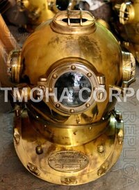 Antique US Navy Deep Sea Marine SCA Scuba Reproduction Diving Helmet Divers Helmet Mark V DH0167