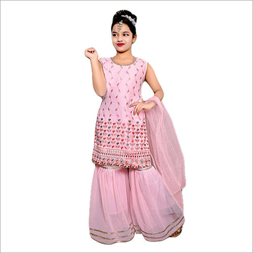 Washable Pink Sharara