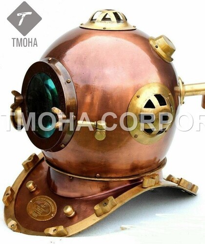 Antique US Navy Deep Sea Marine SCA Scuba Reproduction Diving Helmet Divers Helmet Mark IV DH0188