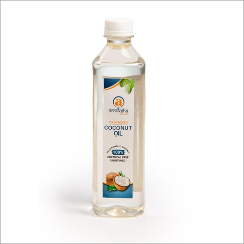 Virgin Cold Pressed Coconut Oil - 500ml Refined Bottle | Common Cultivation, Ideal for Commercial Cooking