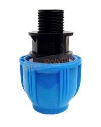 PP Compression Male Thread Adaptor