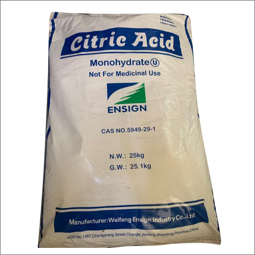 25Kg Citric Acid Monohydrate