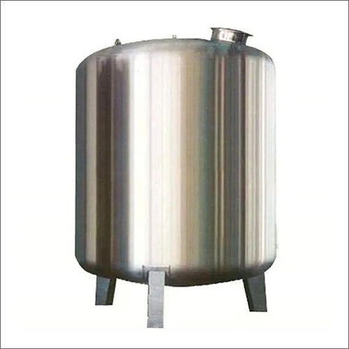 Silver Stainless Steel Water Tank