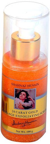 Shahnaz Husain 24 Karat Gold Anti Age Exfoliating Scrub 100g