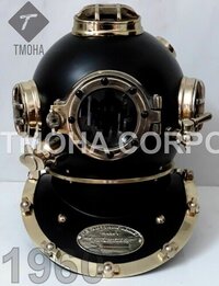 Antique US Navy Deep Sea Marine SCA Scuba Reproduction Diving Helmet Divers Helmet Mark V DH0191