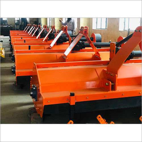 Orange Multi Speed Agriculture Rotavator