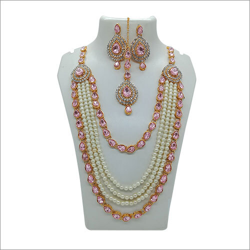 Virar Pink Jewellery Set