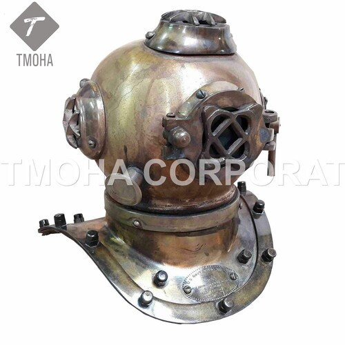 Antique US Navy Deep Sea Marine SCA Scuba Reproduction Diving Helmet Mini Divers Helmet DH0213