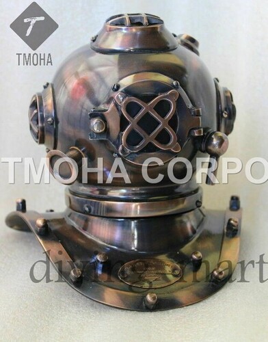Antique US Navy Deep Sea Marine SCA Scuba Reproduction Diving Helmet Mini Divers Helmet DH0214
