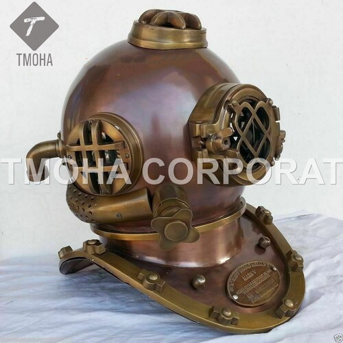 Antique US Navy SCA Scuba Diving Helmet Divers Helmet Mark V DH0216