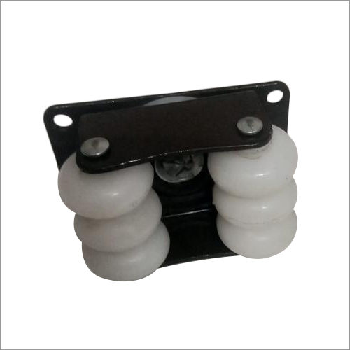 Black And White Plain Six Caster Wheel