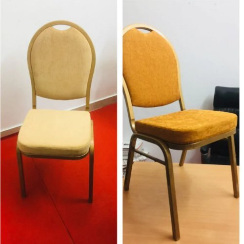 Solid Wood Cushioned Dining Chair