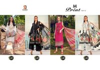 Shraddha M Print Vol-12 Designer Wear Lawn Cotton Pakistani Dress Material Catalog Supplier
