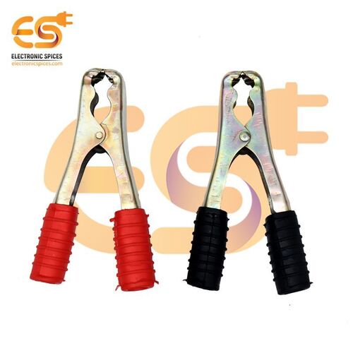 250 Amp Heavy duty crocodile alligator clamp or clip single pair