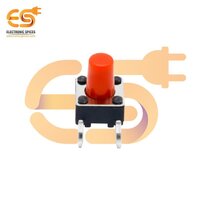 6 x 6 x 7mm Red color tactile momentary push buttons switches