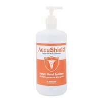 Accushield Hand Sanitizer 1L (EA) with push pump - Accurex Biomedical