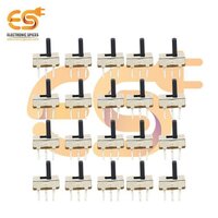 Ss12d00 0.3a 30v Spdt 3 Pin Metal Body Panel Mount Slide Switch Pack Of 100 - Durable, Mini Size, High Temperature Resistance, Moisture Proof
