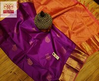 traditional pure soft silk saree