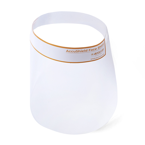 Accushield Face Shield - Transparent - Plastic - Accurex Biomedical